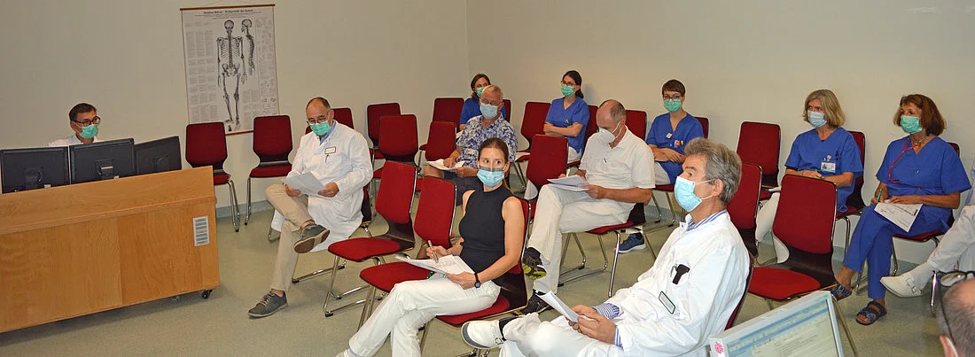 Tumorkonferenz am allgemeinen Krankenhaus Celle