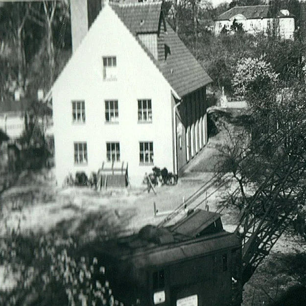 Altes Foto Neubau Heizhaus 1950