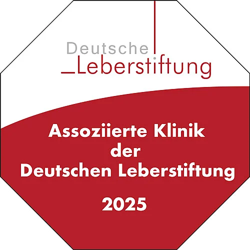 Siegel Assoziierte Klinik der Deutschen Leberstiftung 2023
