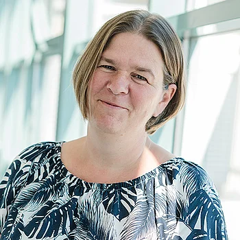 Portraitfoto Frau Sandra Willmer, Betriebsrätin