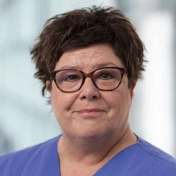 Portraitfoto von Frau Grit Michaelis, Pflege Zentrale Notaufnahme 
