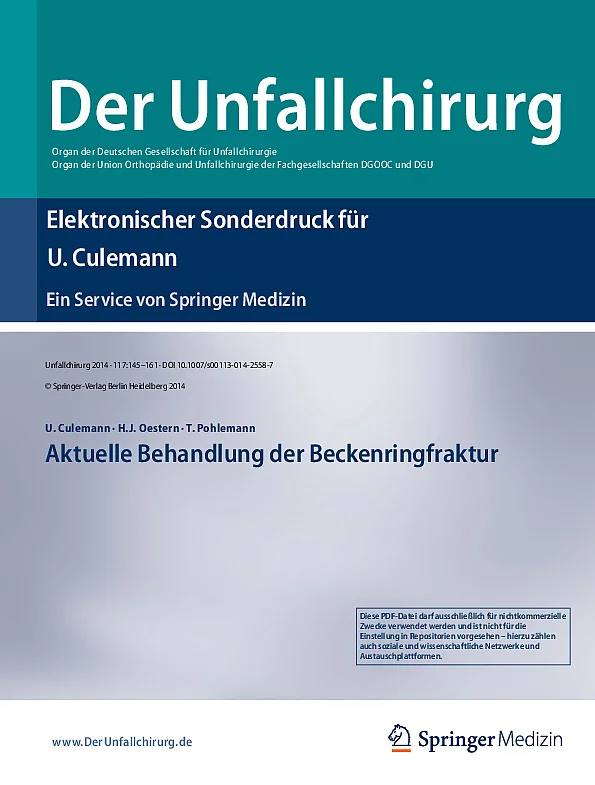 Buch "Der Unfallchirurg" von Prof. Dr. Culemann