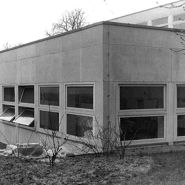 Altes Foto Wäscherei 1966