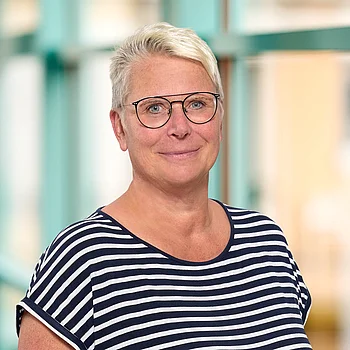 Portraitfoto von Frau Stefanie Wolff, Hygienefachkraft