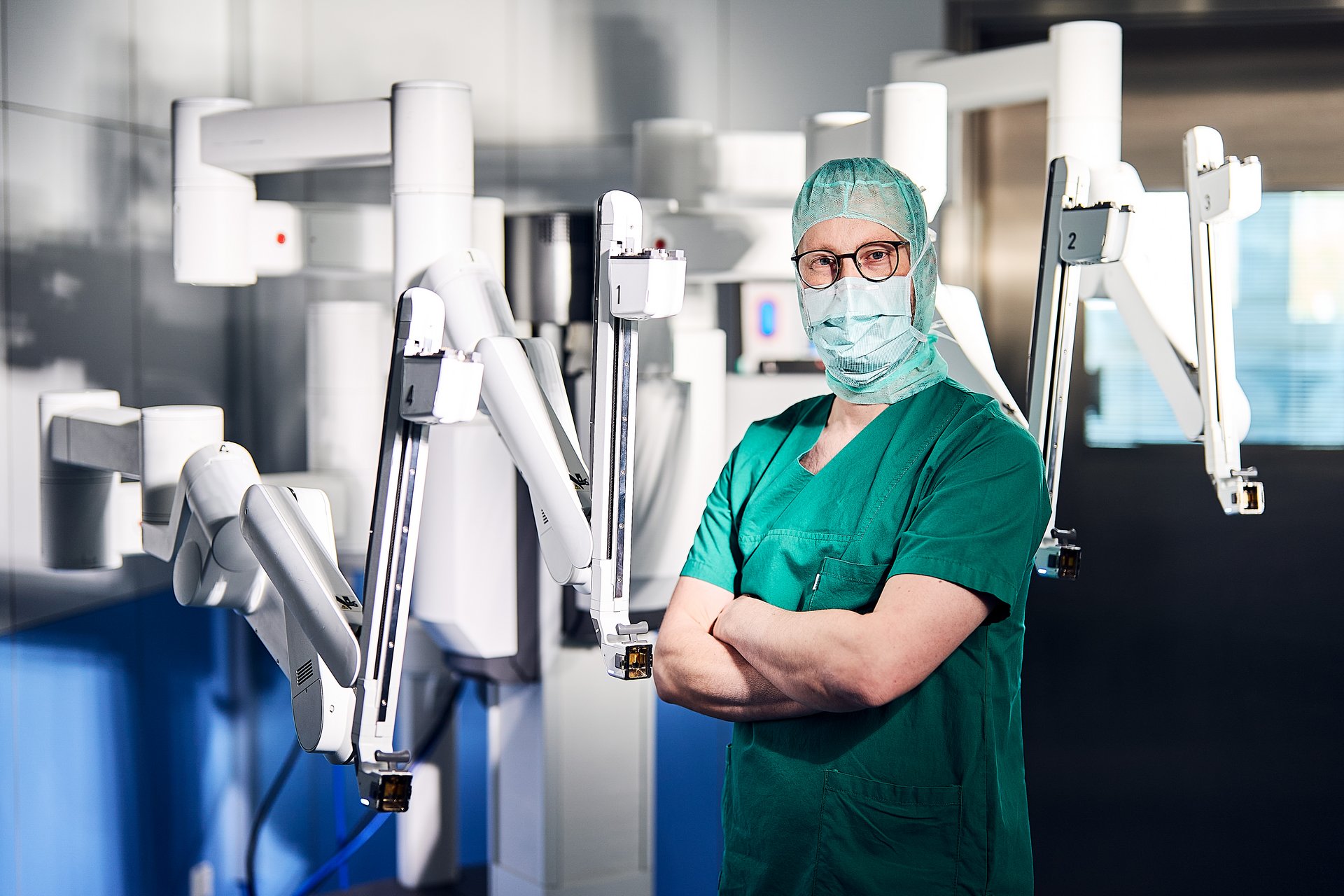 Roboterassistierte Chirurgie in der Urologie – modernste Technik und ärztliche Expertise im AKH Celle für schonende und effektive Eingriffe.