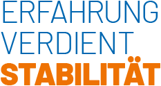 Erfahrung verdient Stabilität